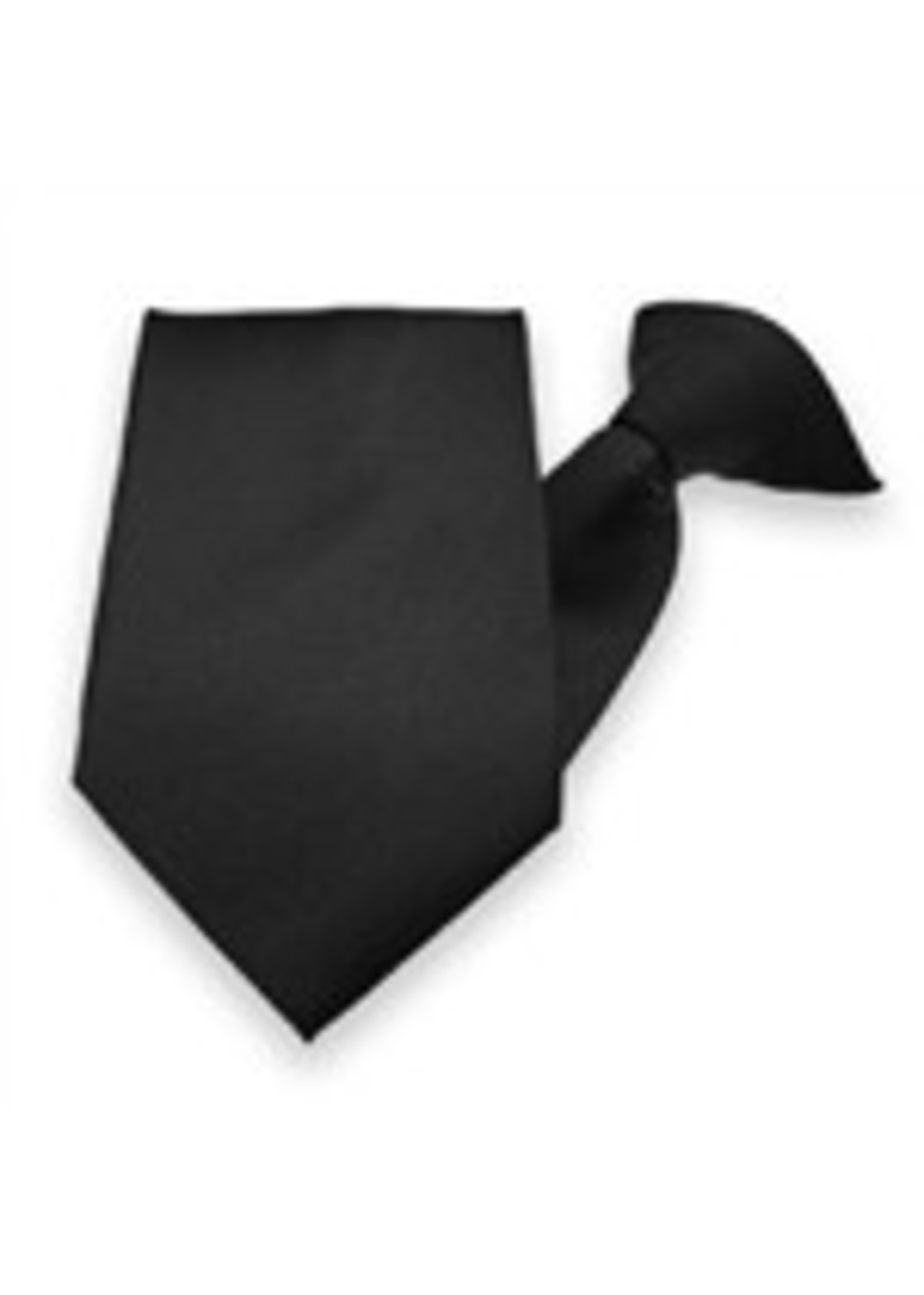 22" Black Uniform Tie
