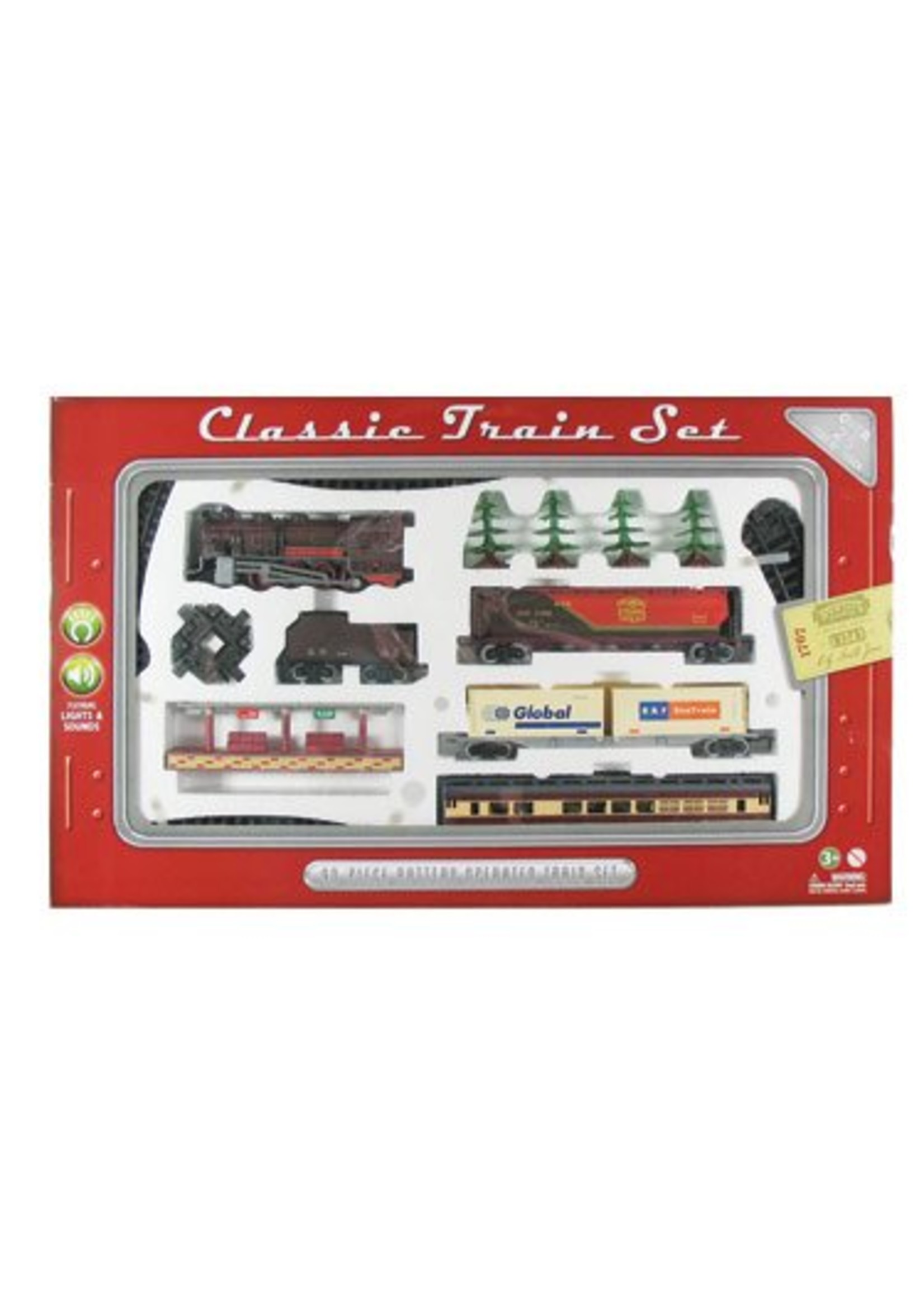 WowToyz Classic Train Set 40-pc. Assorted Styles Boxed