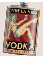 Trixie & Milo Livin La Vida Vodka Flask