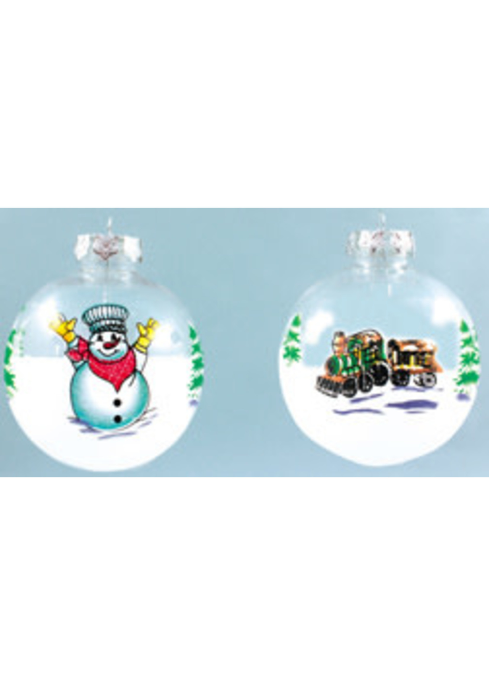 Born Rail Products Train & Engineer Snowman