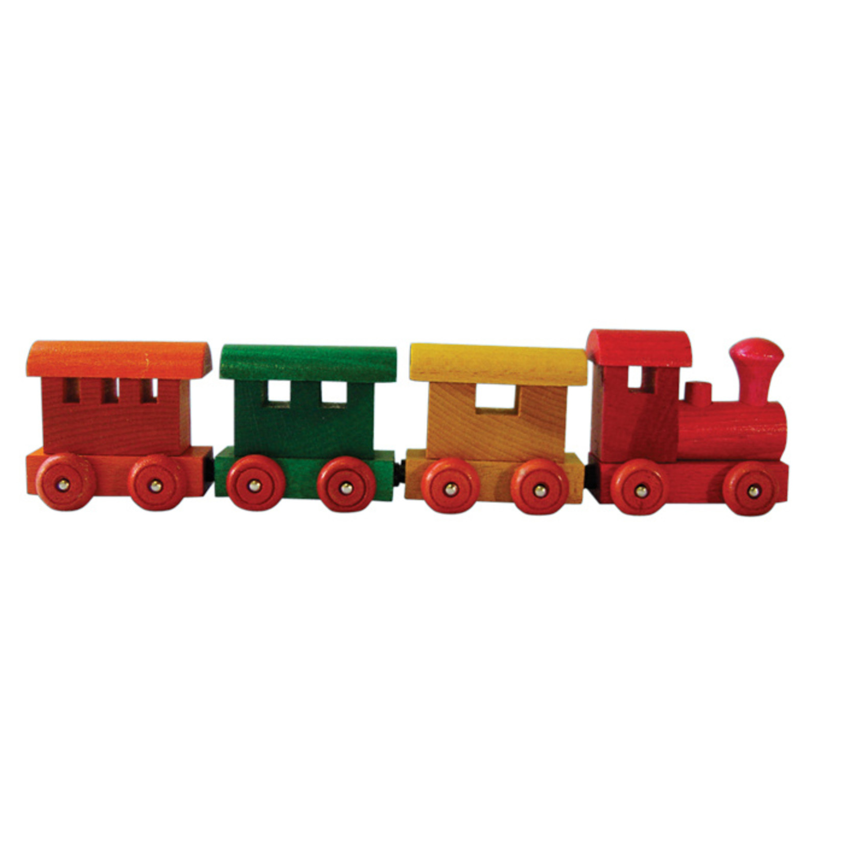 wooden magnetic train set