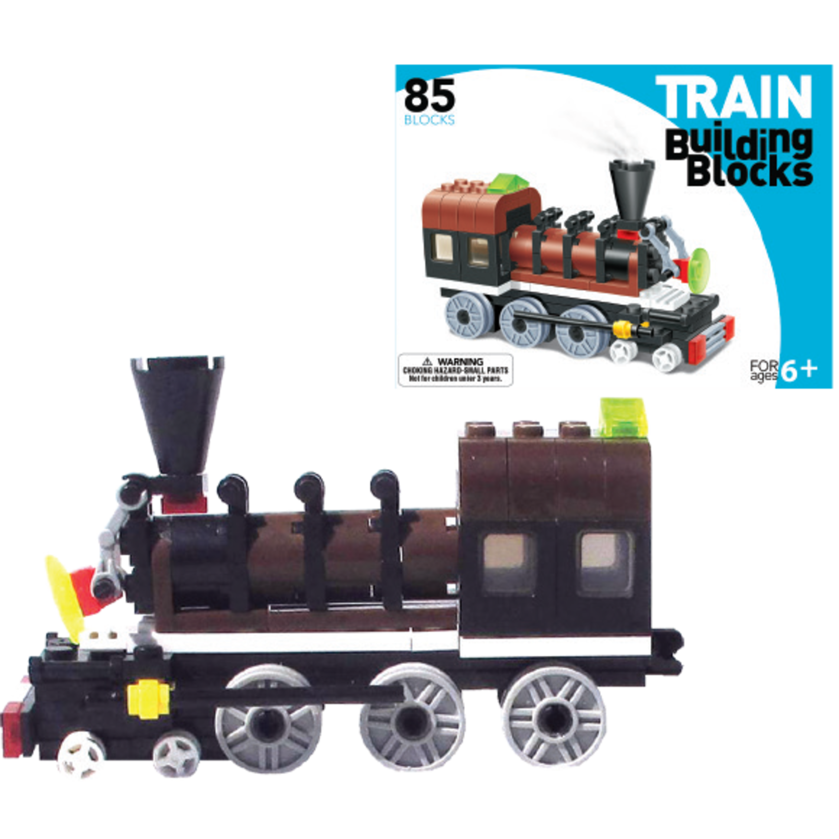 85 pc Train Block Train Set (lego)