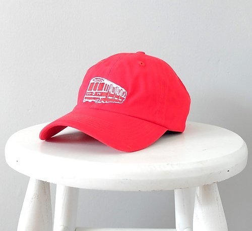 kids red baseball hat