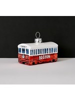 Sidetrack Products MBTA Red Line Glass Holiday Ornament (Boxed)