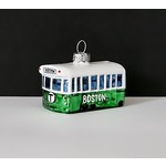 MBTA Green Line Glass Holiday Ornament (Boxed)
