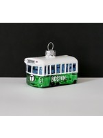 MBTA Green Line Glass Holiday Ornament (Boxed)