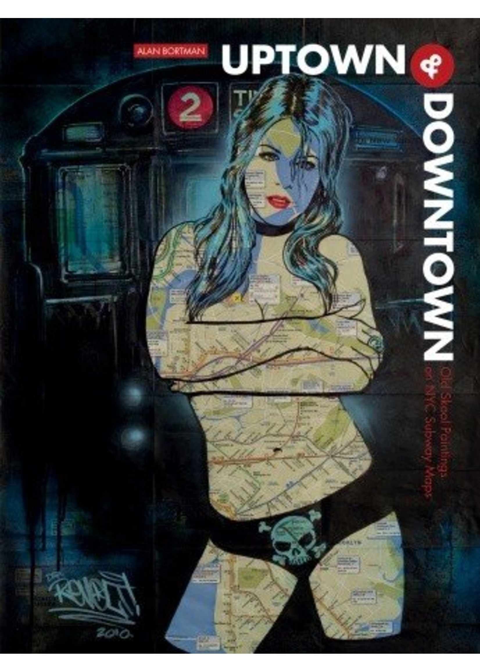 Uptown & Downtown:  Old Skool Paintings on NYC Subway Maps