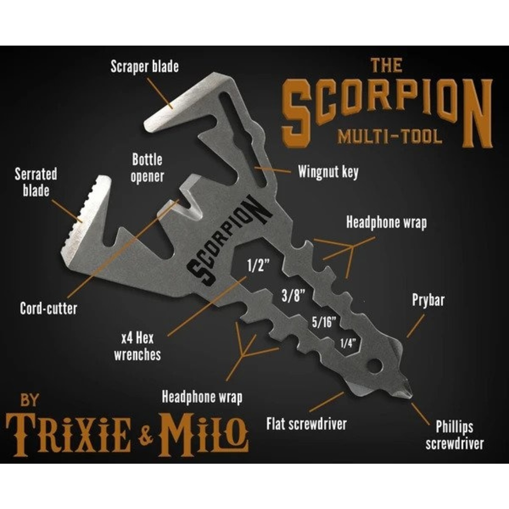 Trixie & Milo Scorpion Multi-Tool