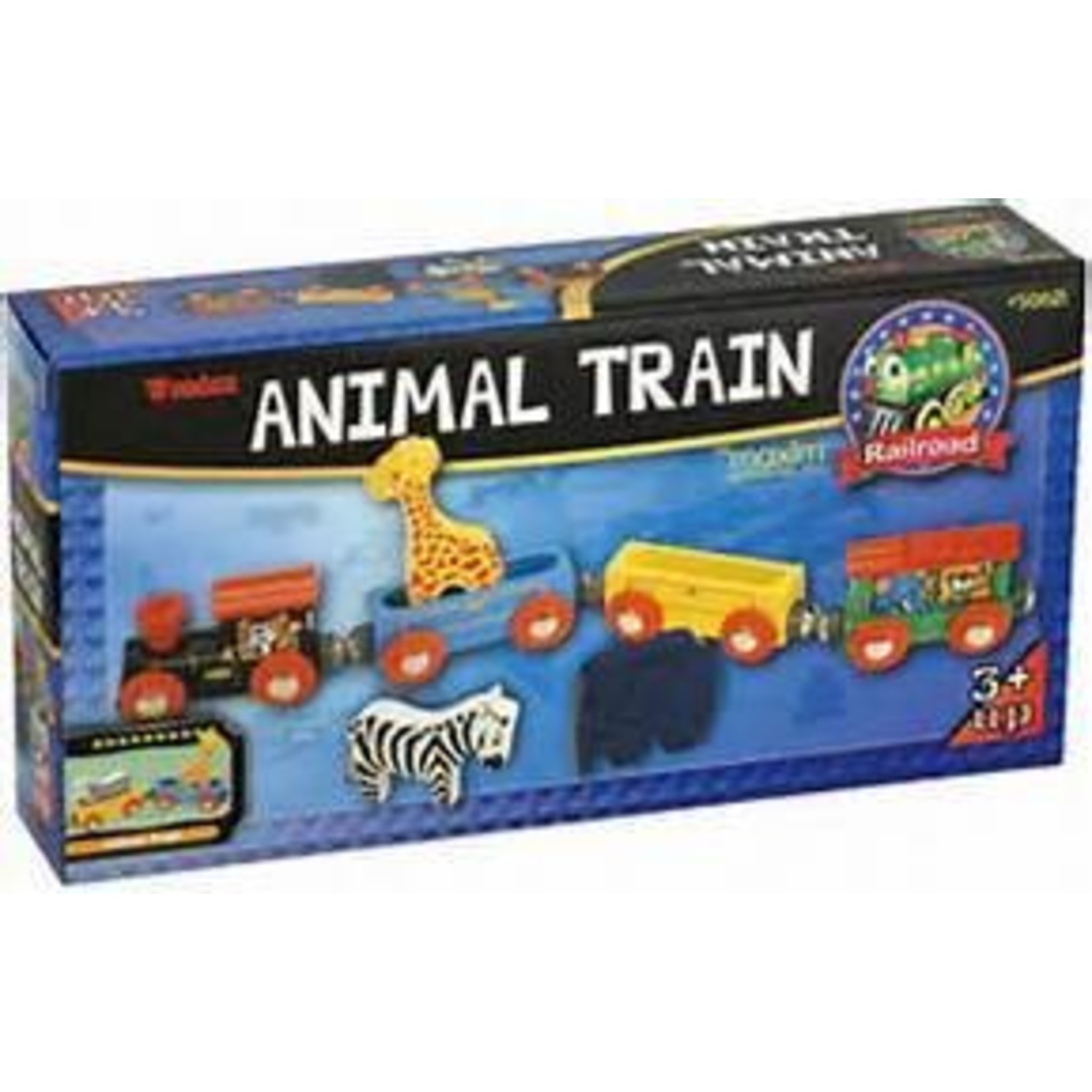 Li'l Chugs Animal Train - Wooden
