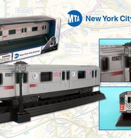 mta motorized subway train set