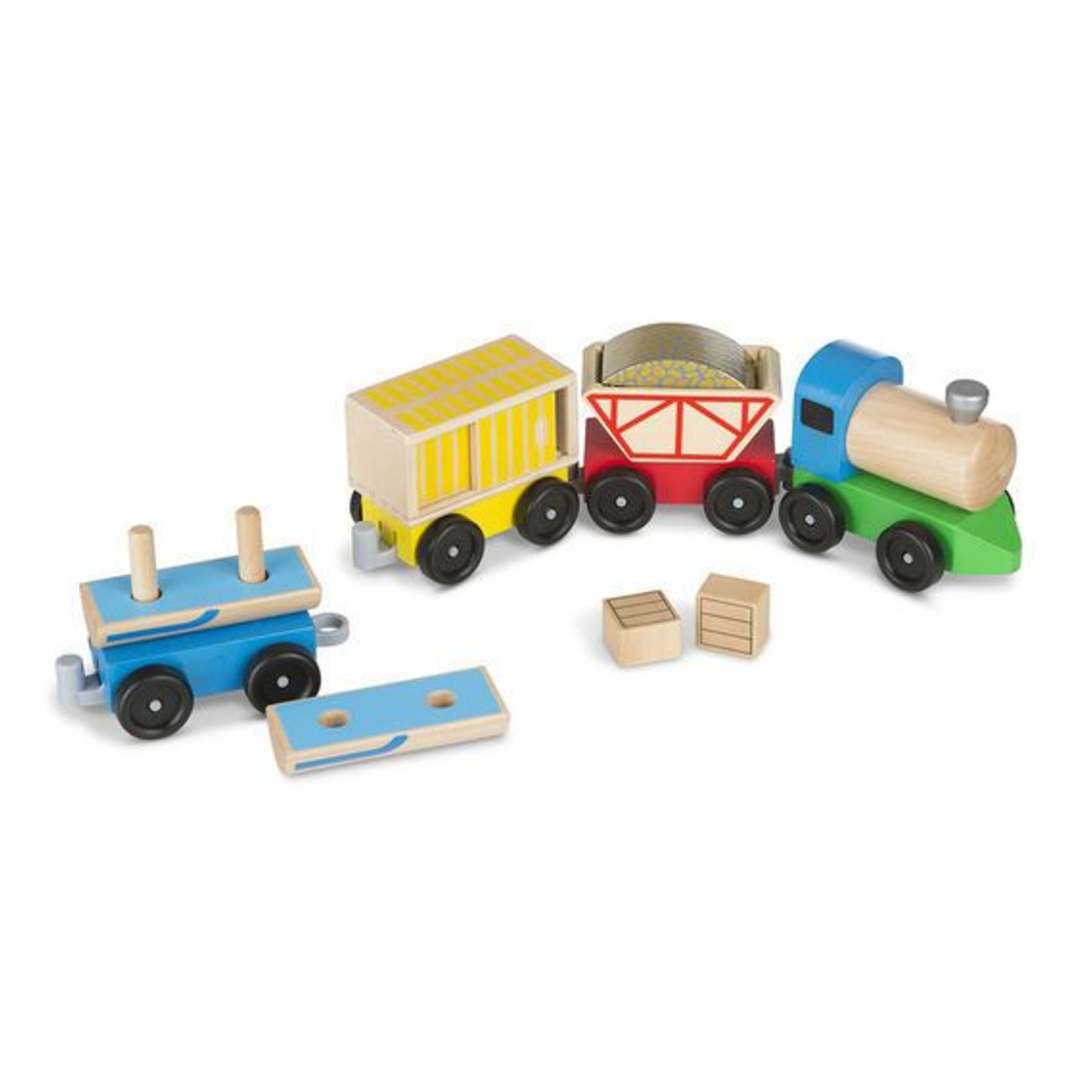 Melissa & Doug Classic Wooded Toy Cargo Train