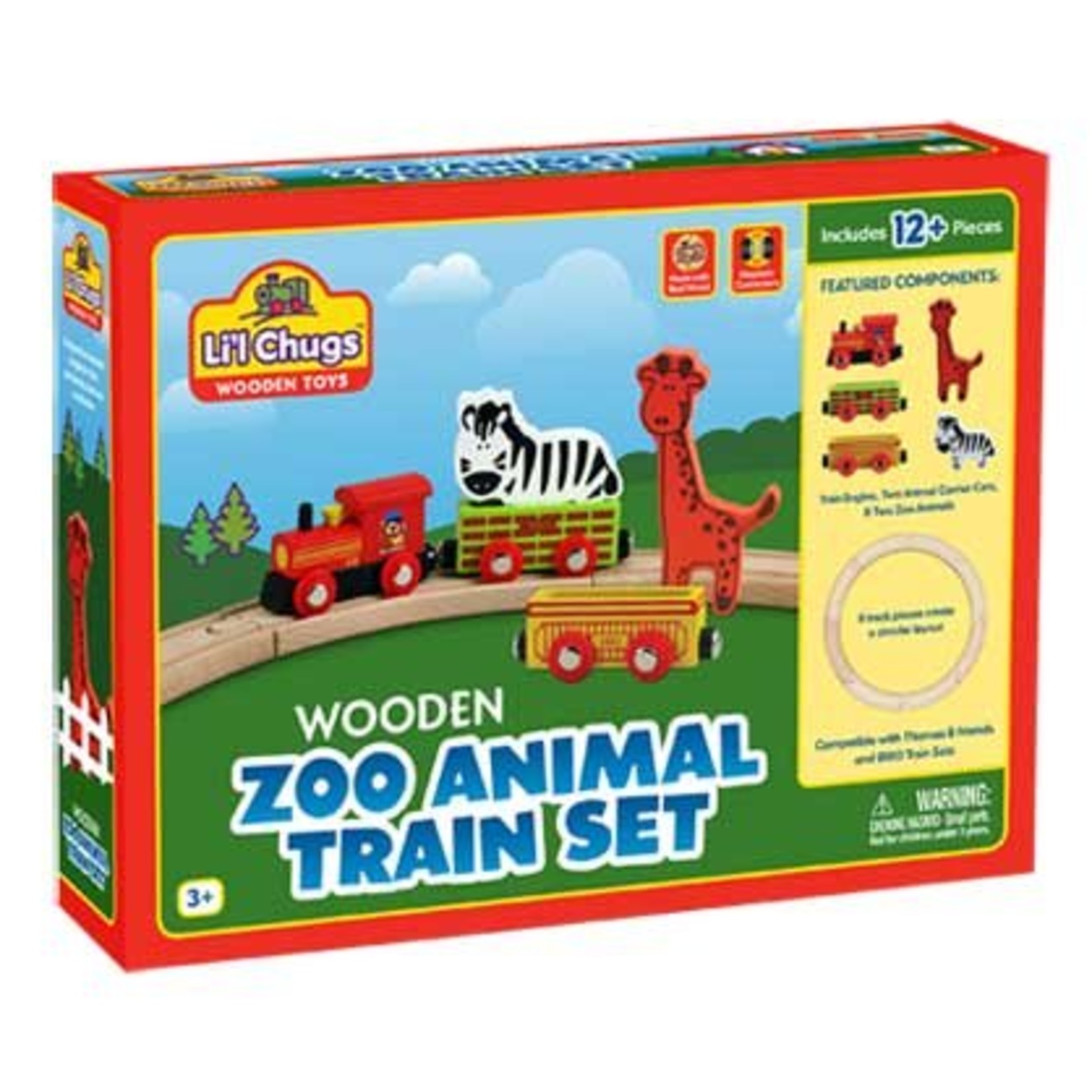Li'l Chugs Zoo Animal Train Set