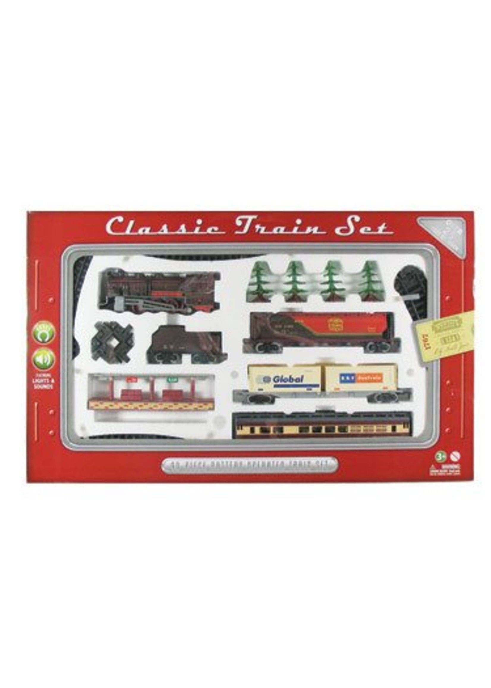 WowToyz Classic Train Set 40-pc. Assorted Styles Boxed