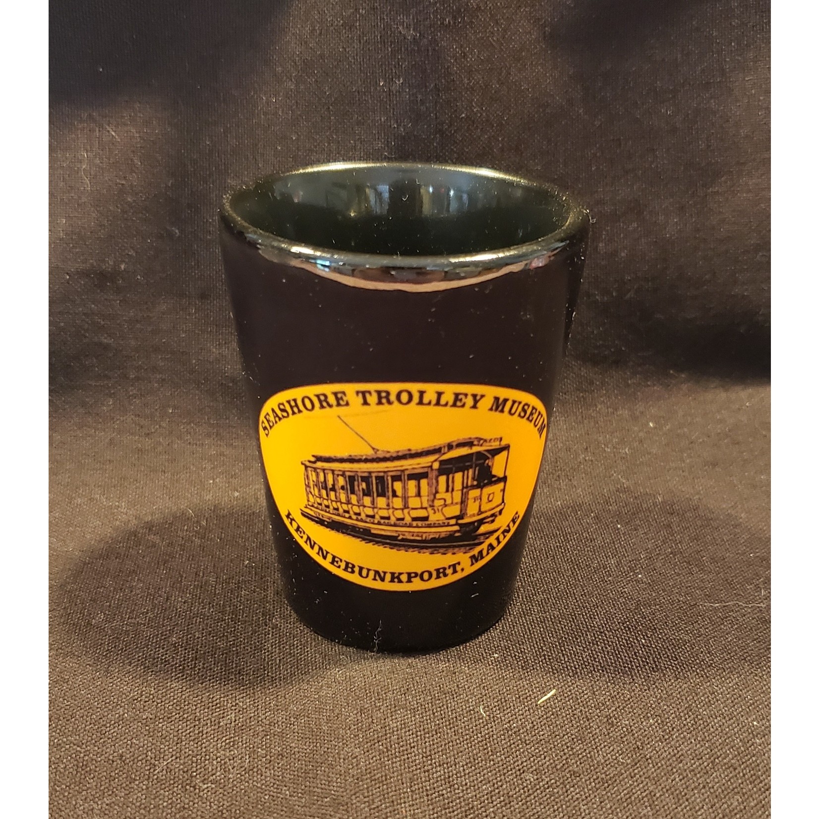 STM Logo 2 oz Black Shot Glass