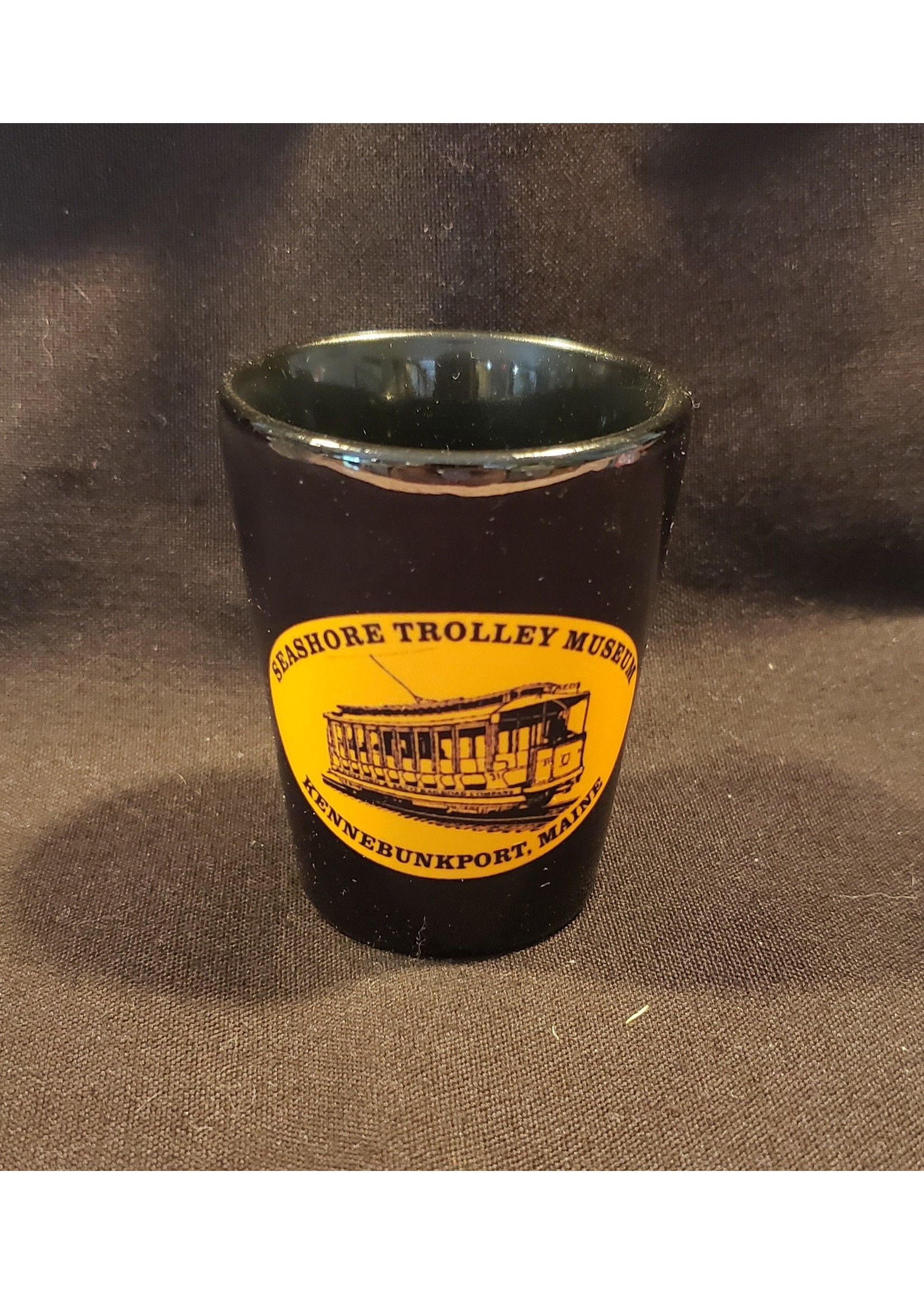 STM Logo 2 oz Black Shot Glass