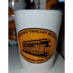 Lantern Press STM Logo 2 oz White Shot Glass