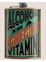 Trixie & Milo Alcohol is a Misunderstood Vitamin Flask