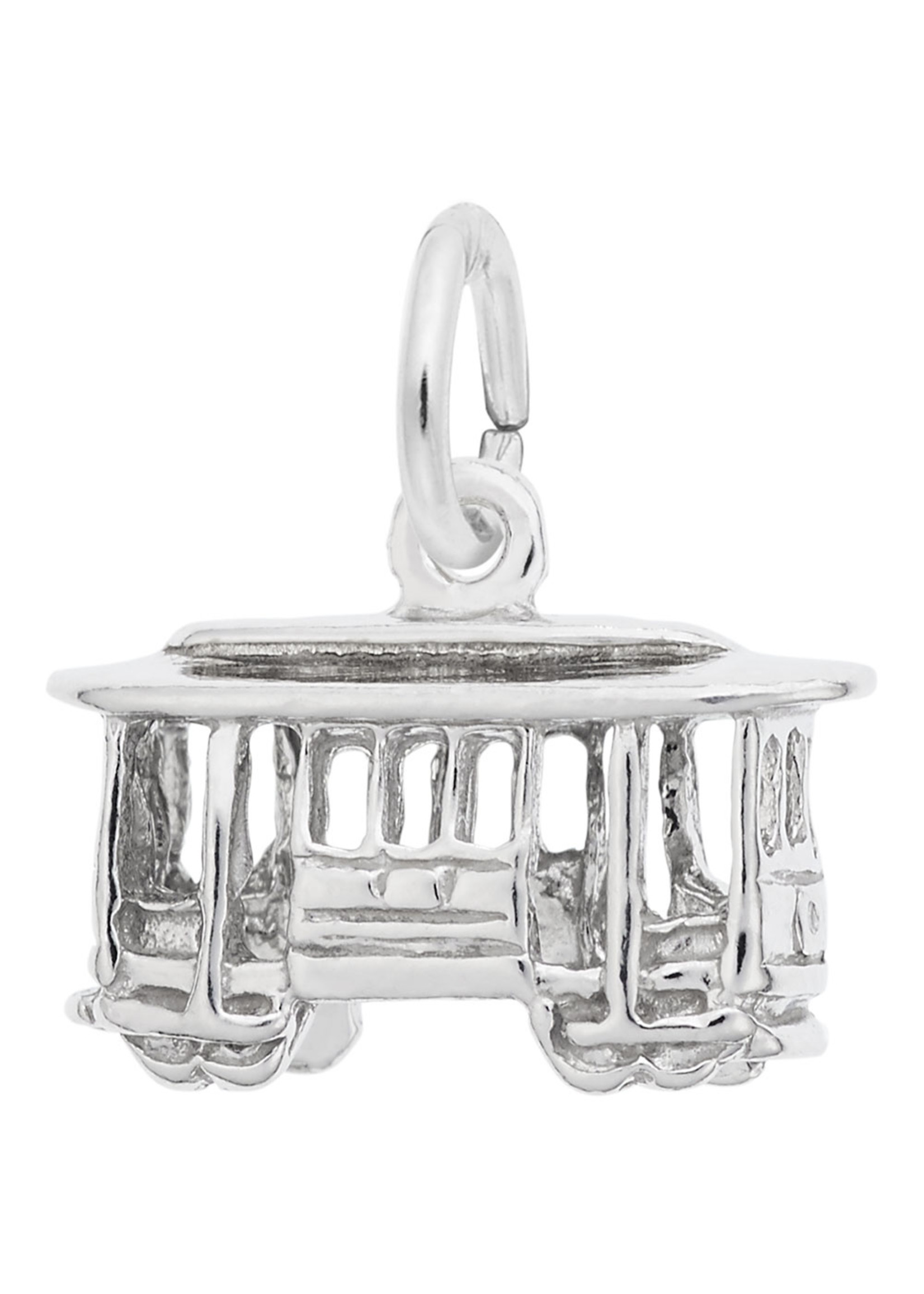 Sterling Silver Trolley Car Charm