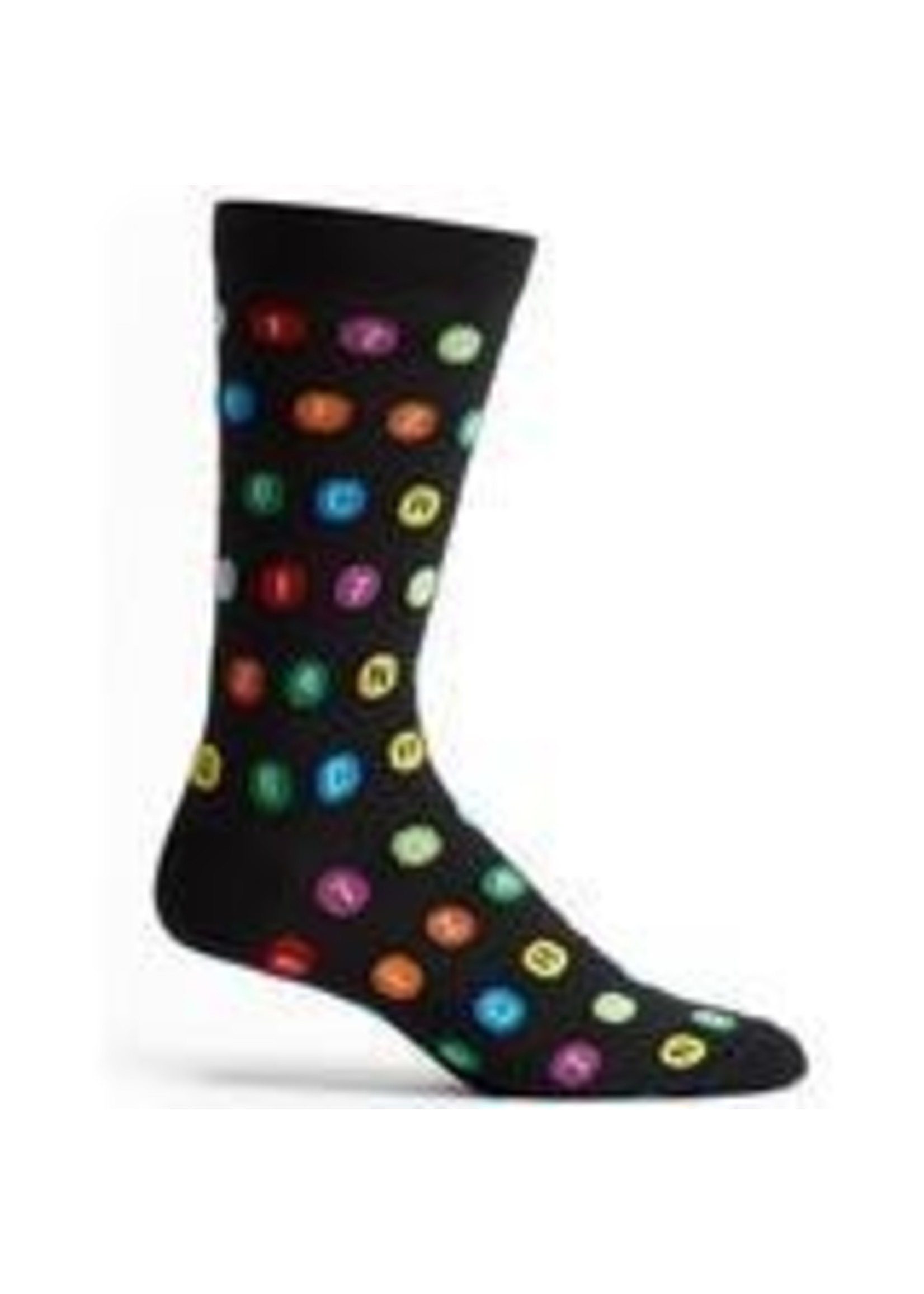 MTA Subway Route Symbols Mens Sock