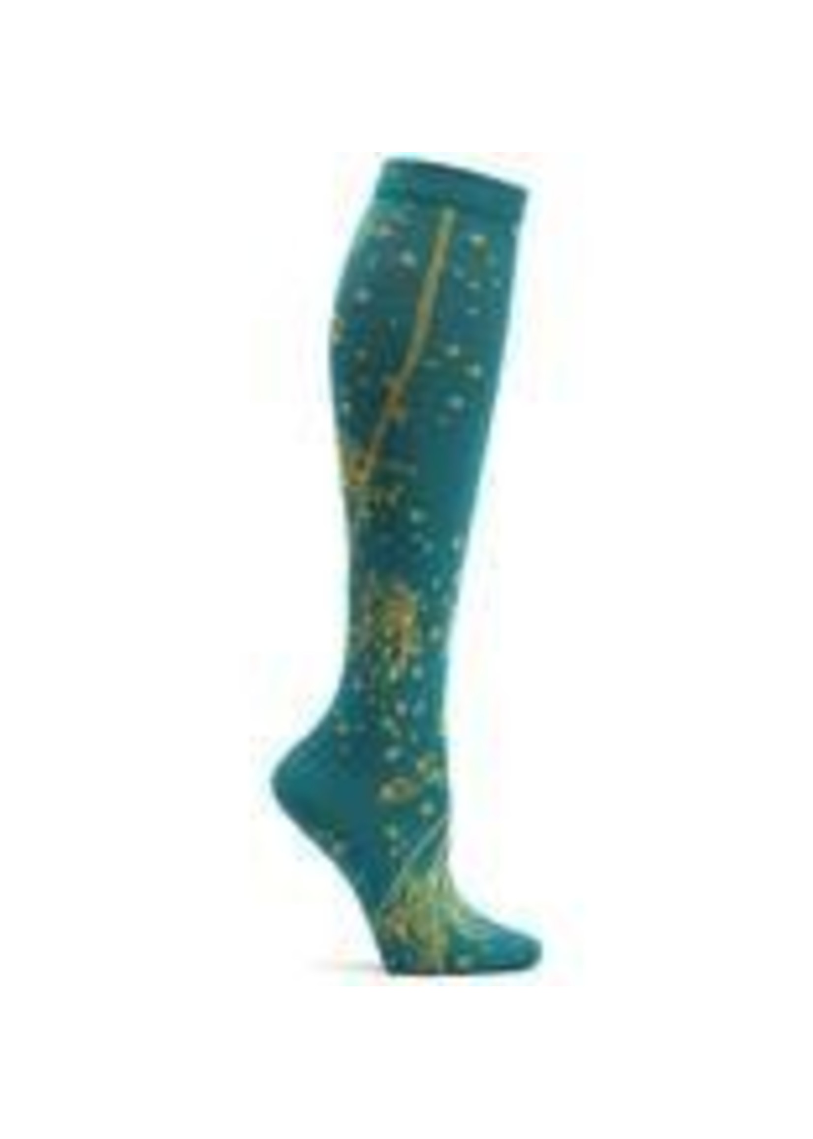 Grand Central Terminal Ceiling Knee High Green Sock