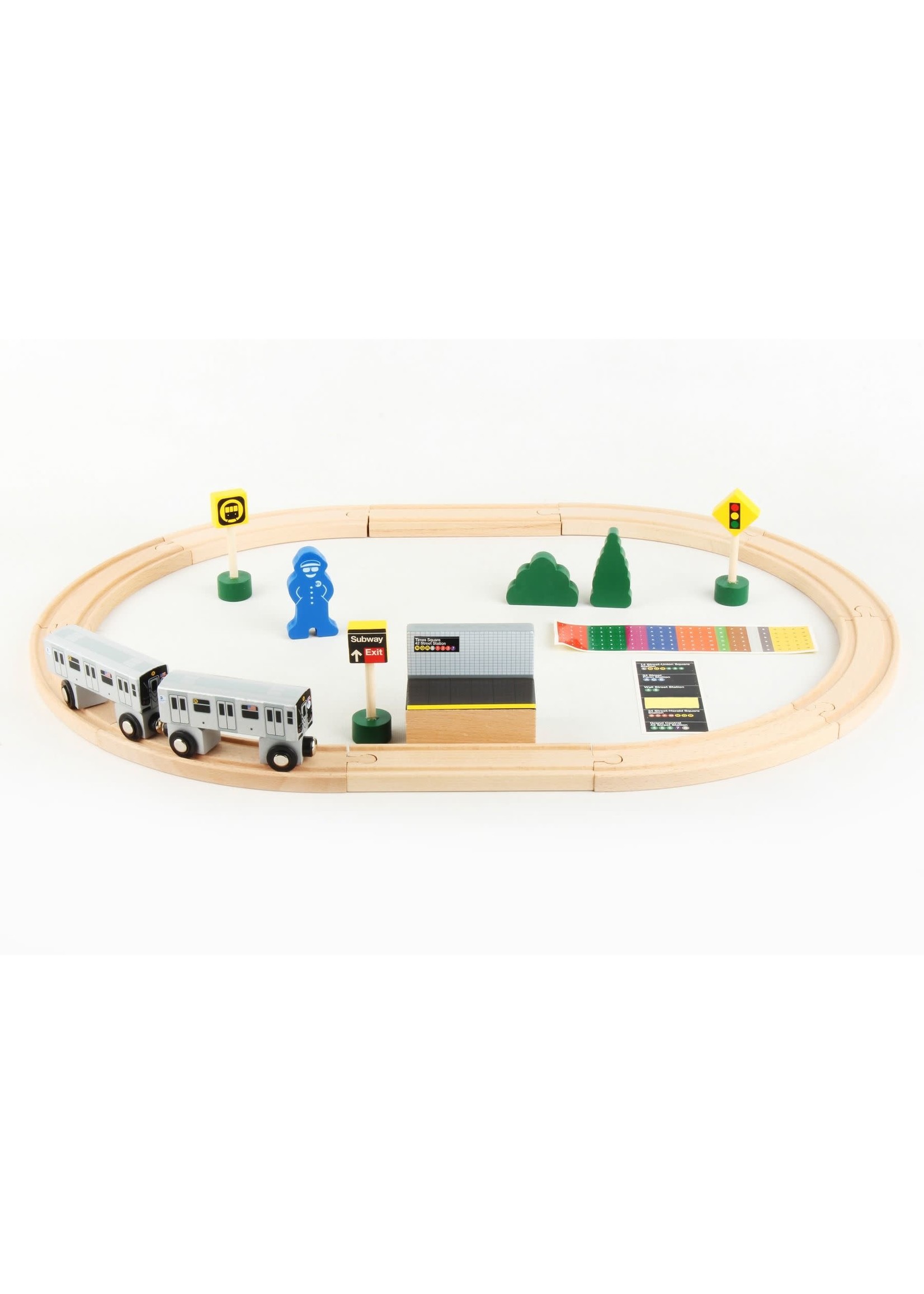 MTA Wooden Train Set