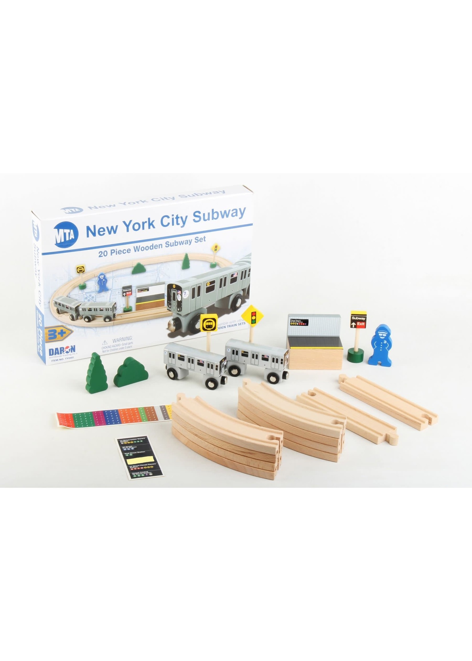 MTA Wooden Train Set