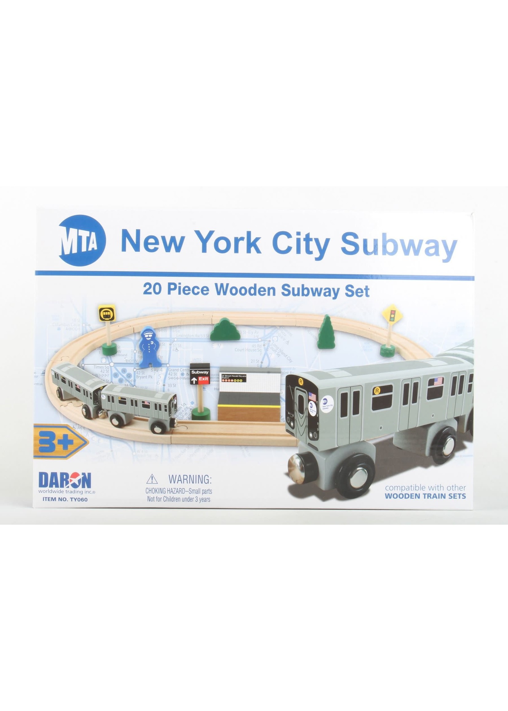 MTA Wooden Train Set