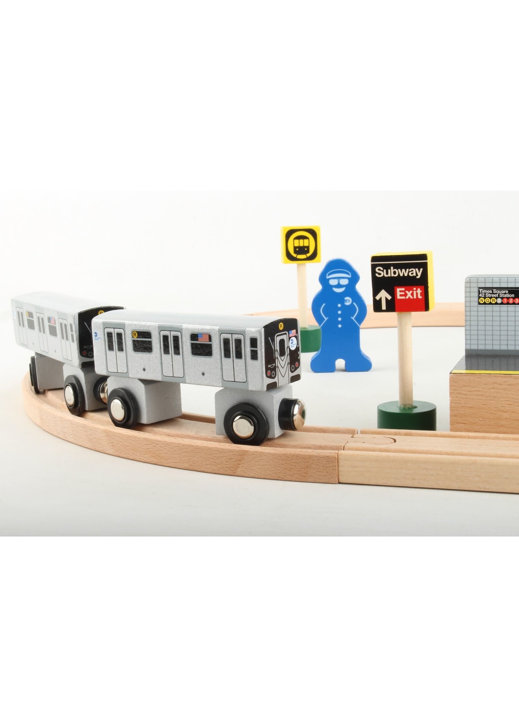 MTA Wooden Train Set