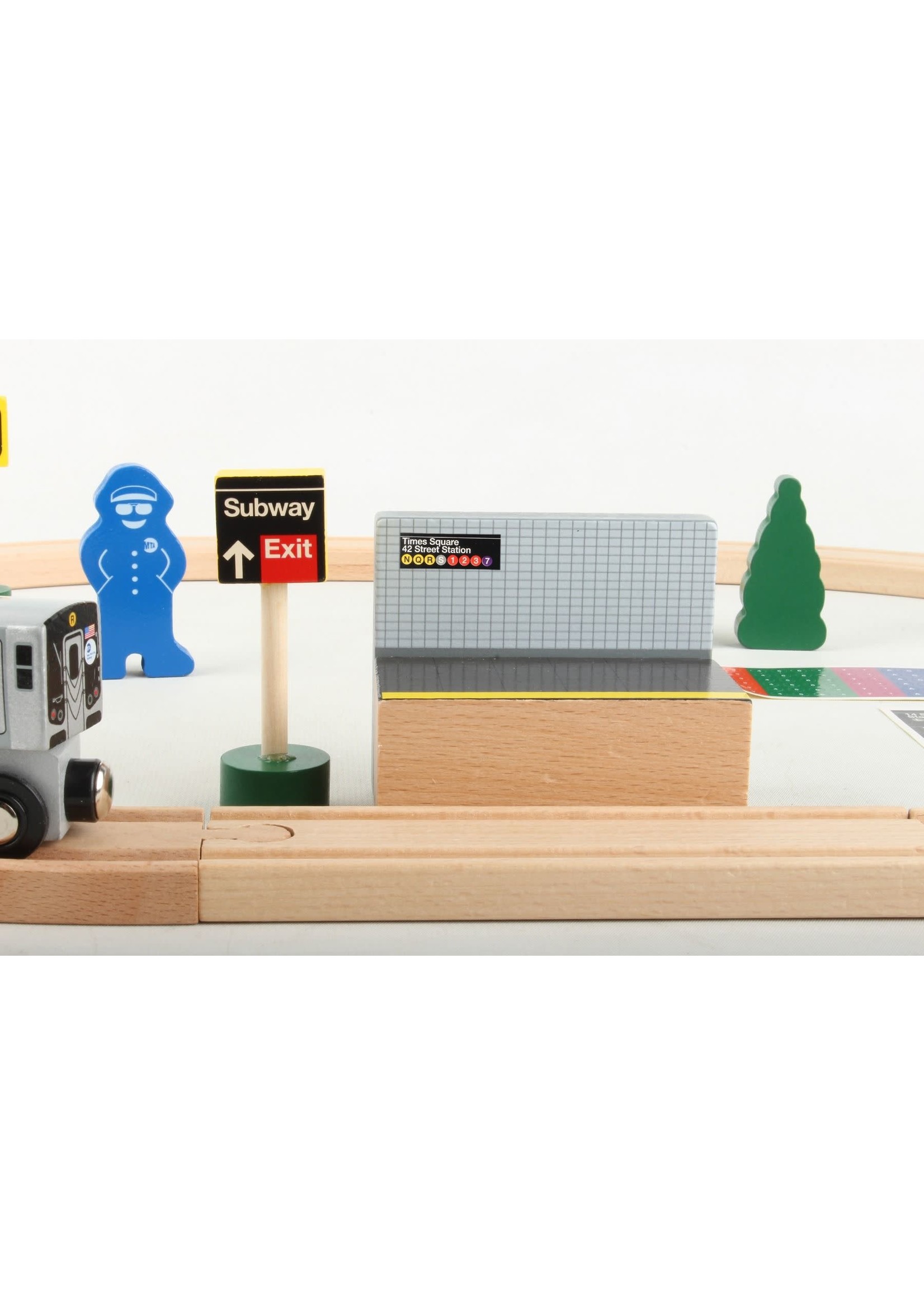 MTA Wooden Train Set