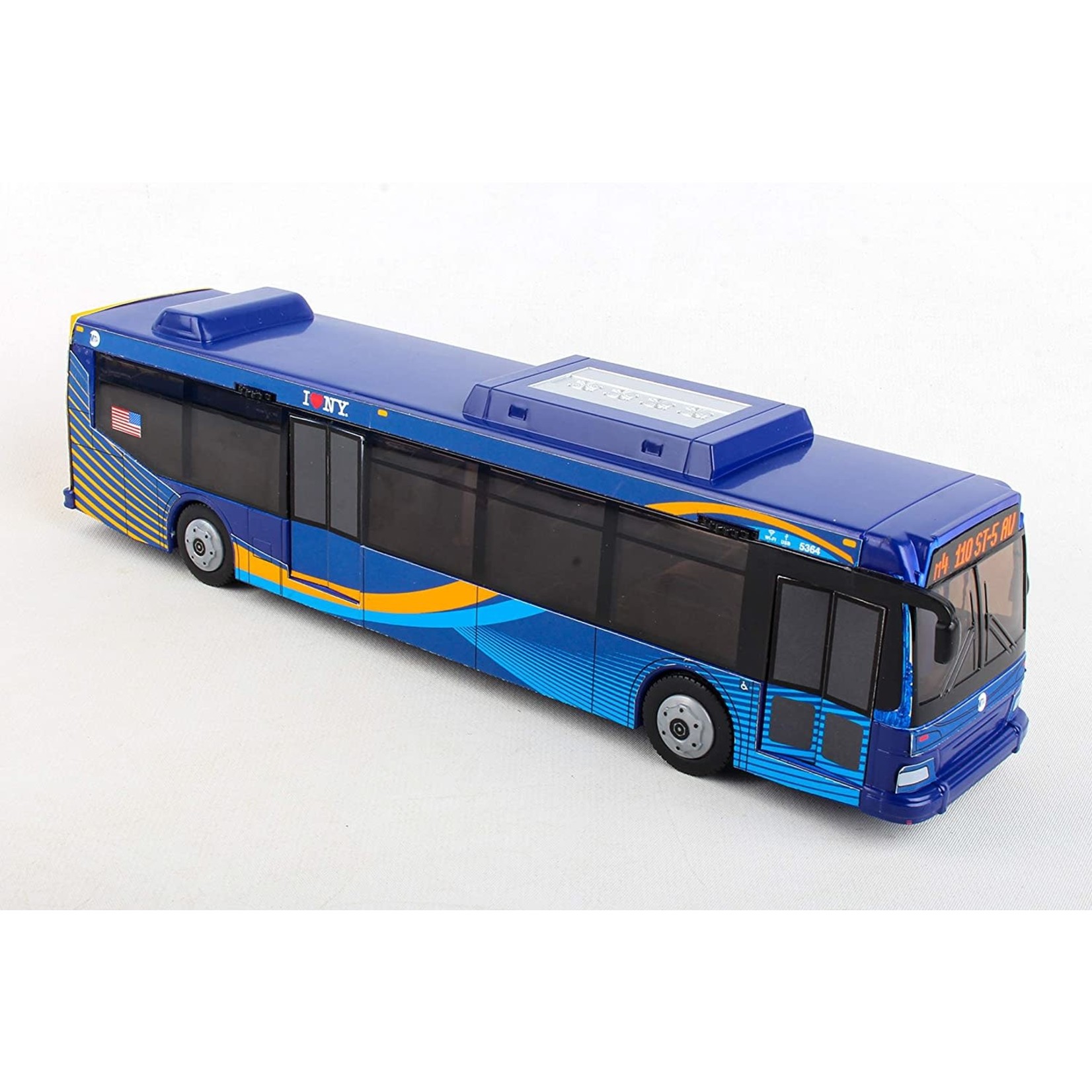 Daron Worldwide Trading MTA 11 inch Single Bus (New Blue Livery)