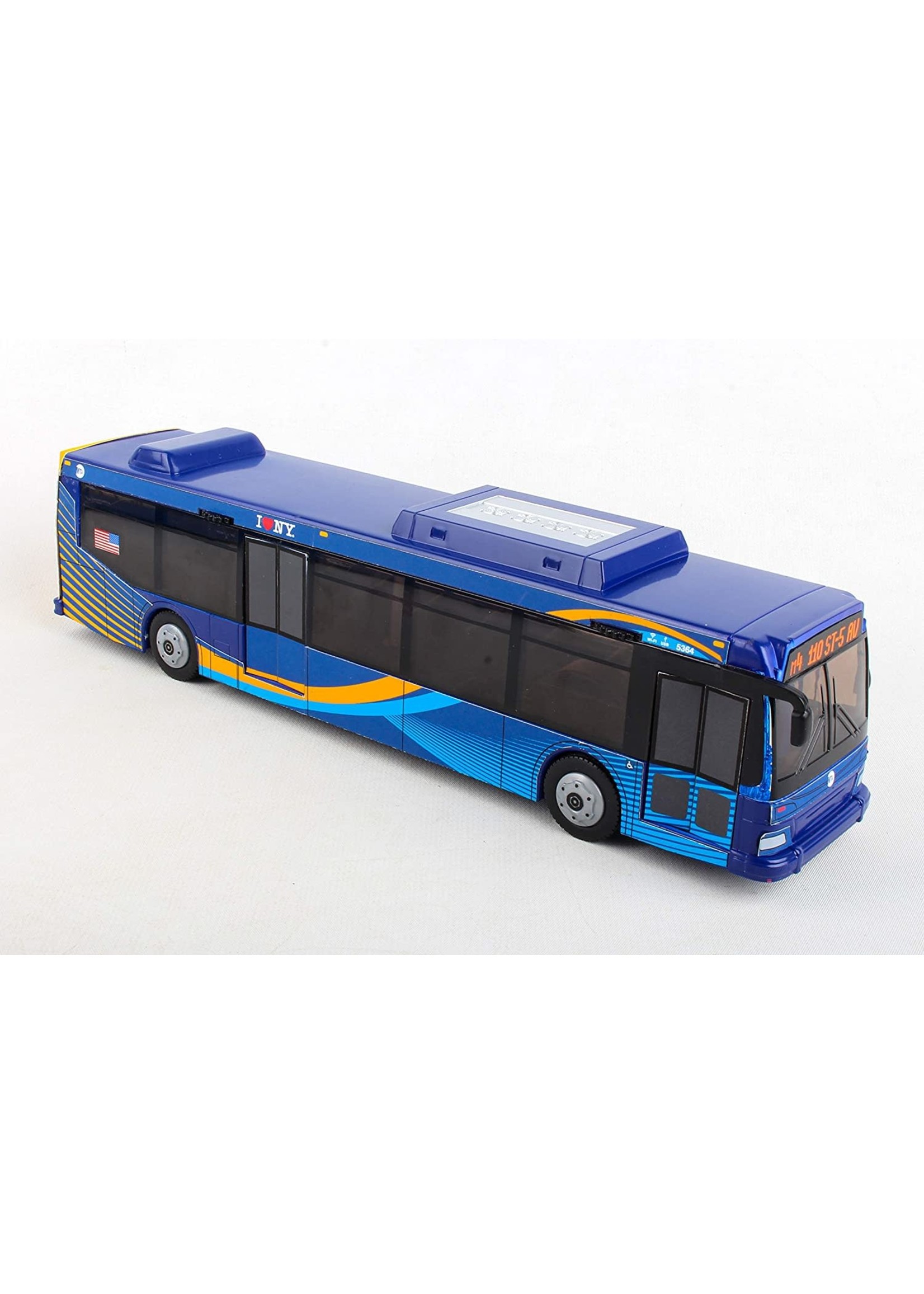 Daron Worldwide Trading MTA 11 inch Single Bus (New Blue Livery)