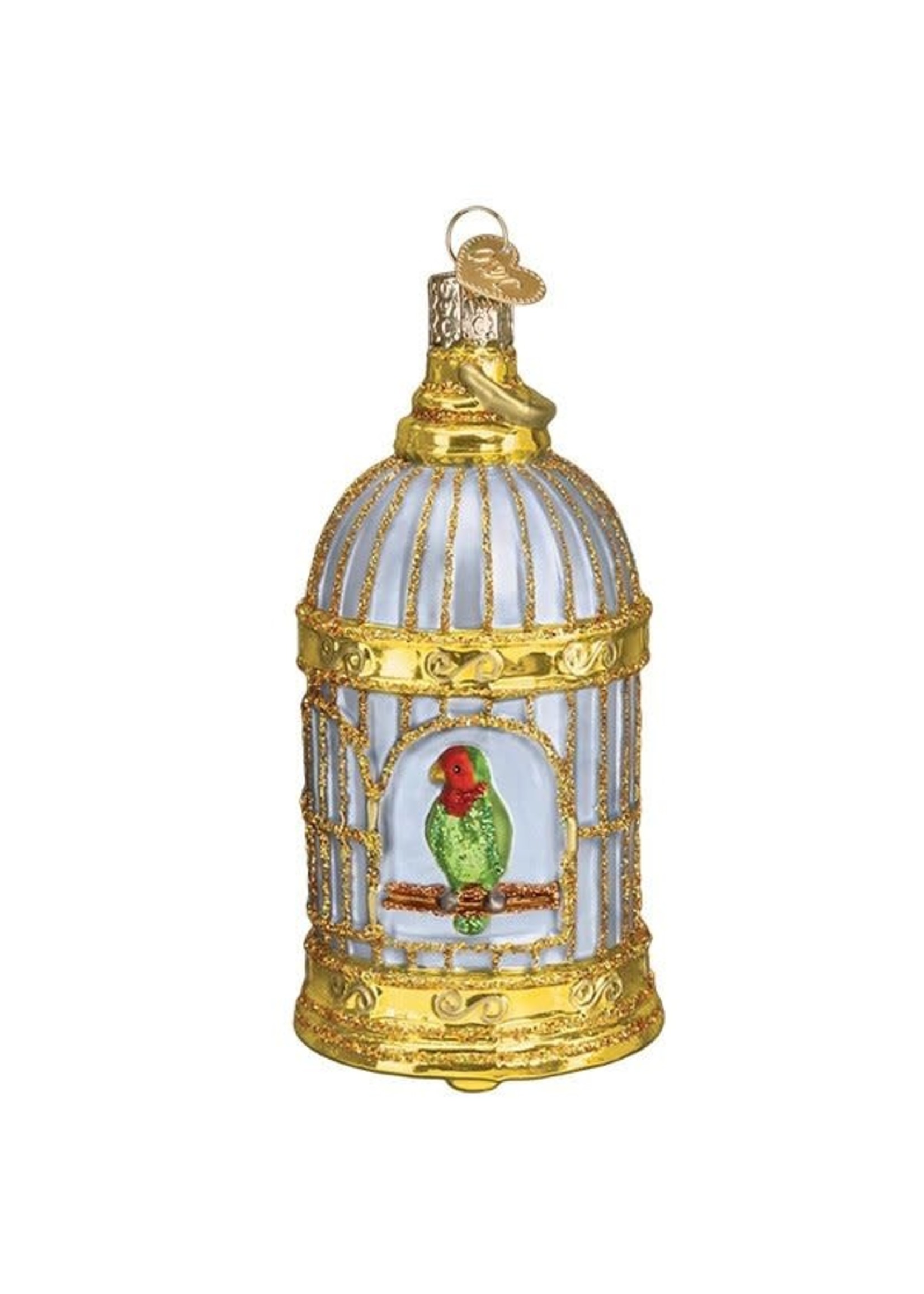 Old World Christmas Vintage Bird Cage Ornament