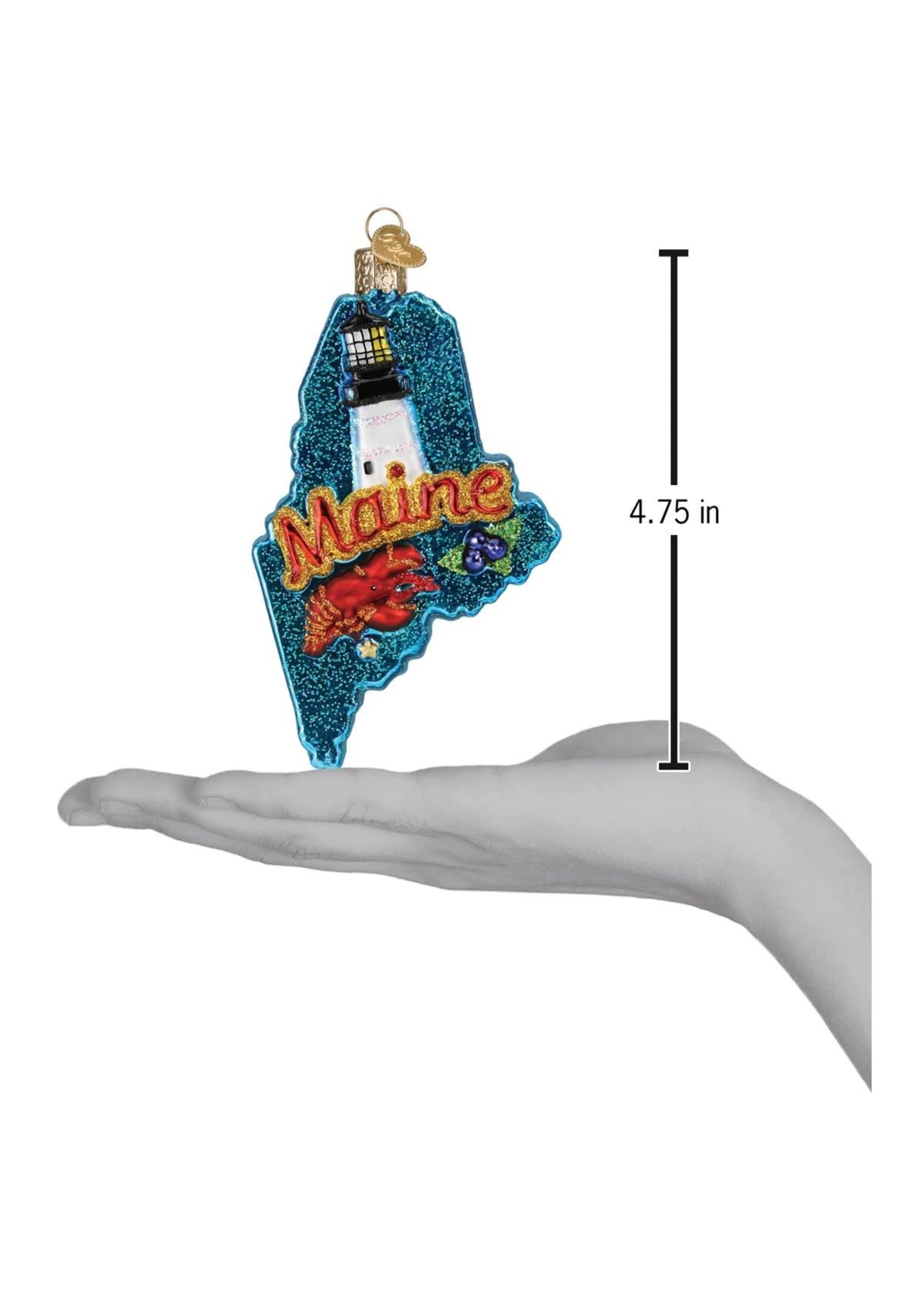 Old World Christmas State of Maine Ornament