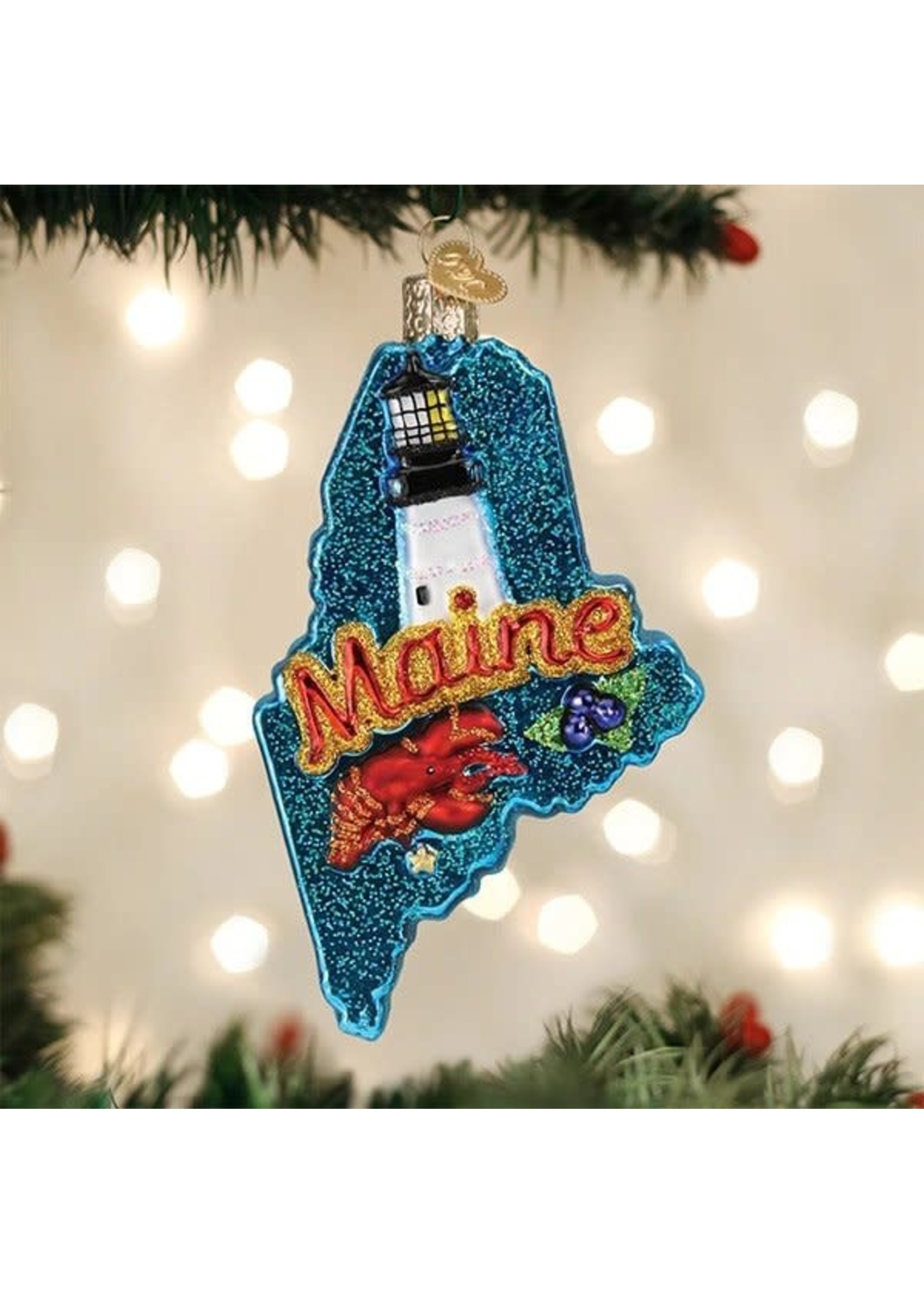Old World Christmas State of Maine Ornament