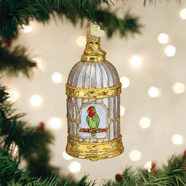 Vintage Bird Cage Ornament SeashoreTrolleyMuseum