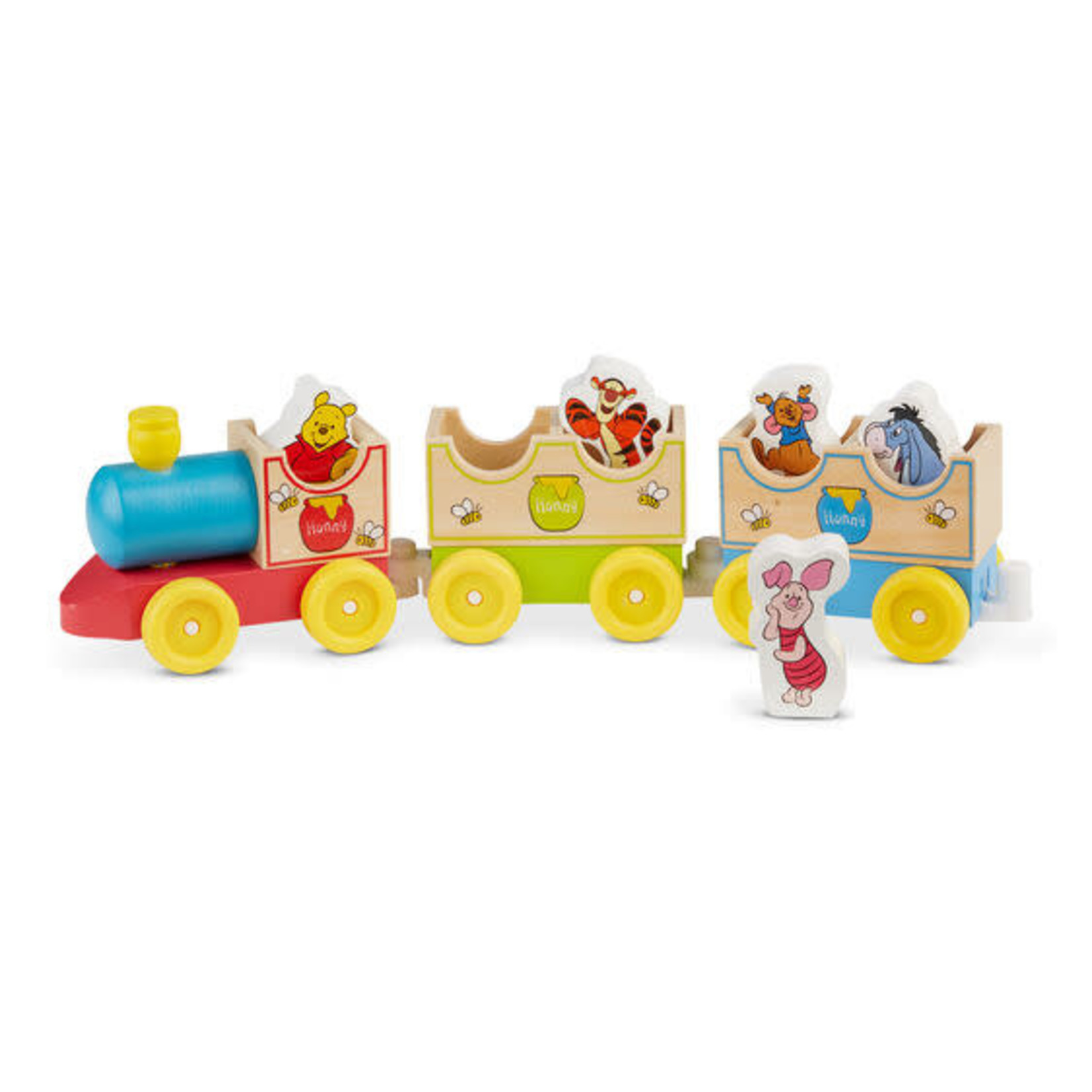 Melissa & Doug Disney Winnie-the-Pooh All Aboard Wooden Train Set