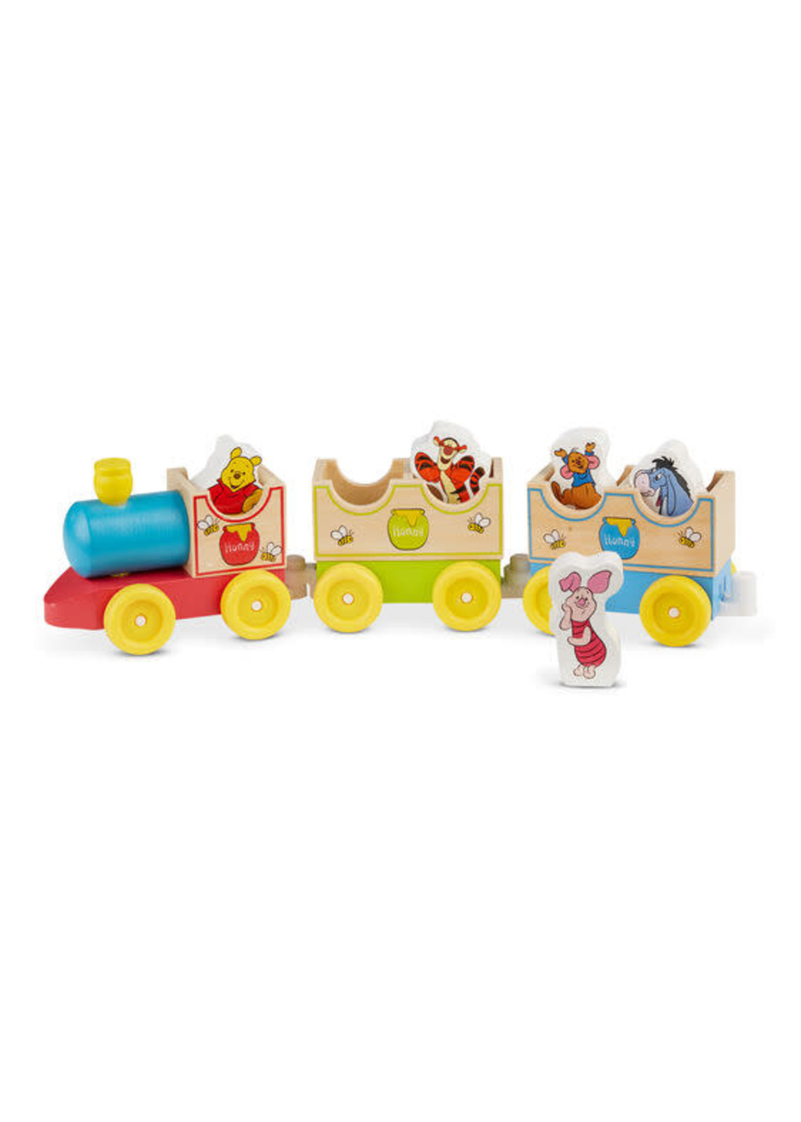 Melissa & Doug Disney Winnie-the-Pooh All Aboard Wooden Train Set