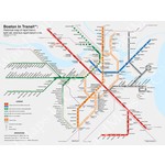 Boston in Transit - The Map!  Historial Boston MBTA Transit Map