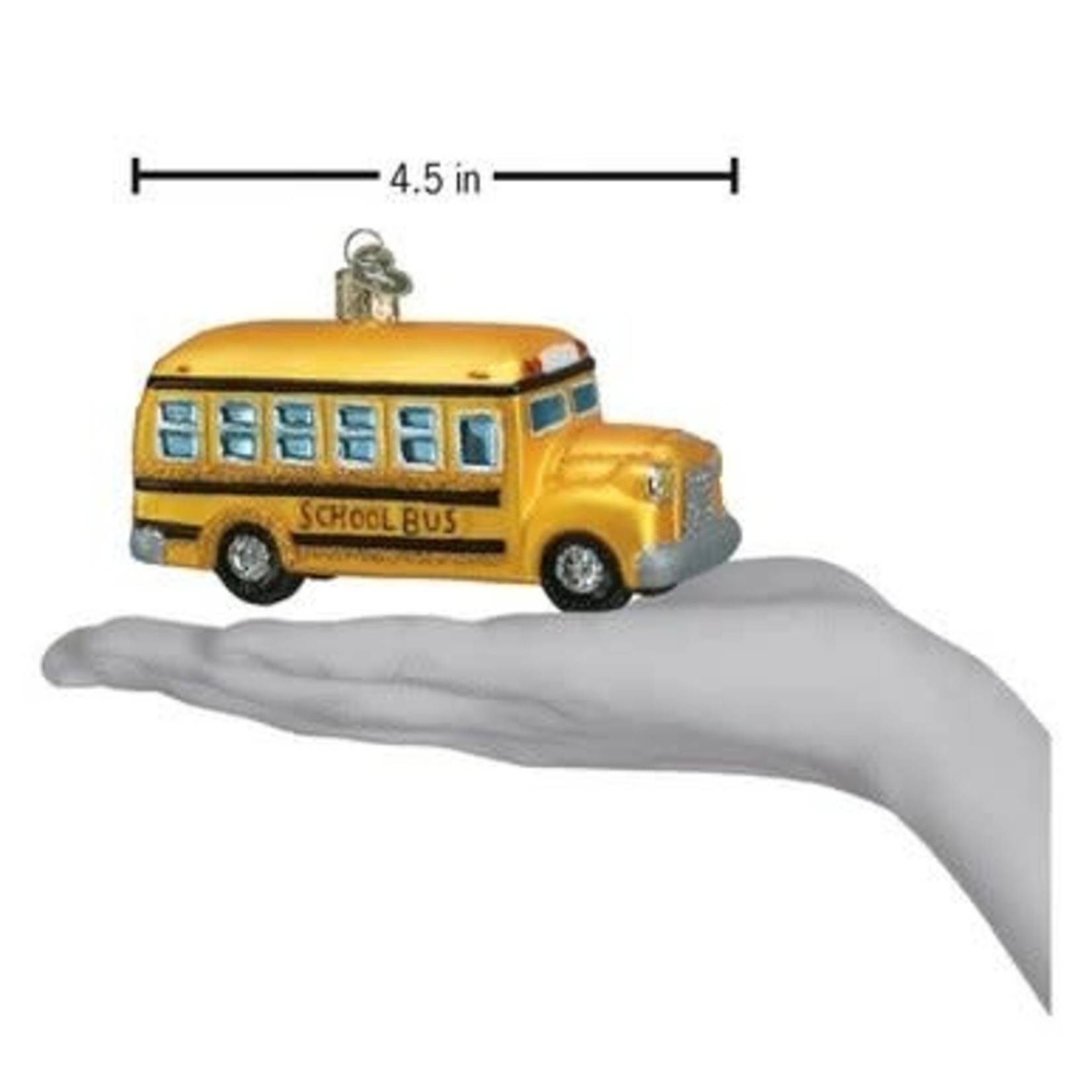 Old World Christmas School Bus Ornament