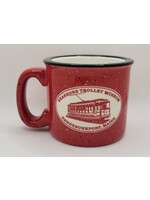 American Crystal Campfire Mug Red
