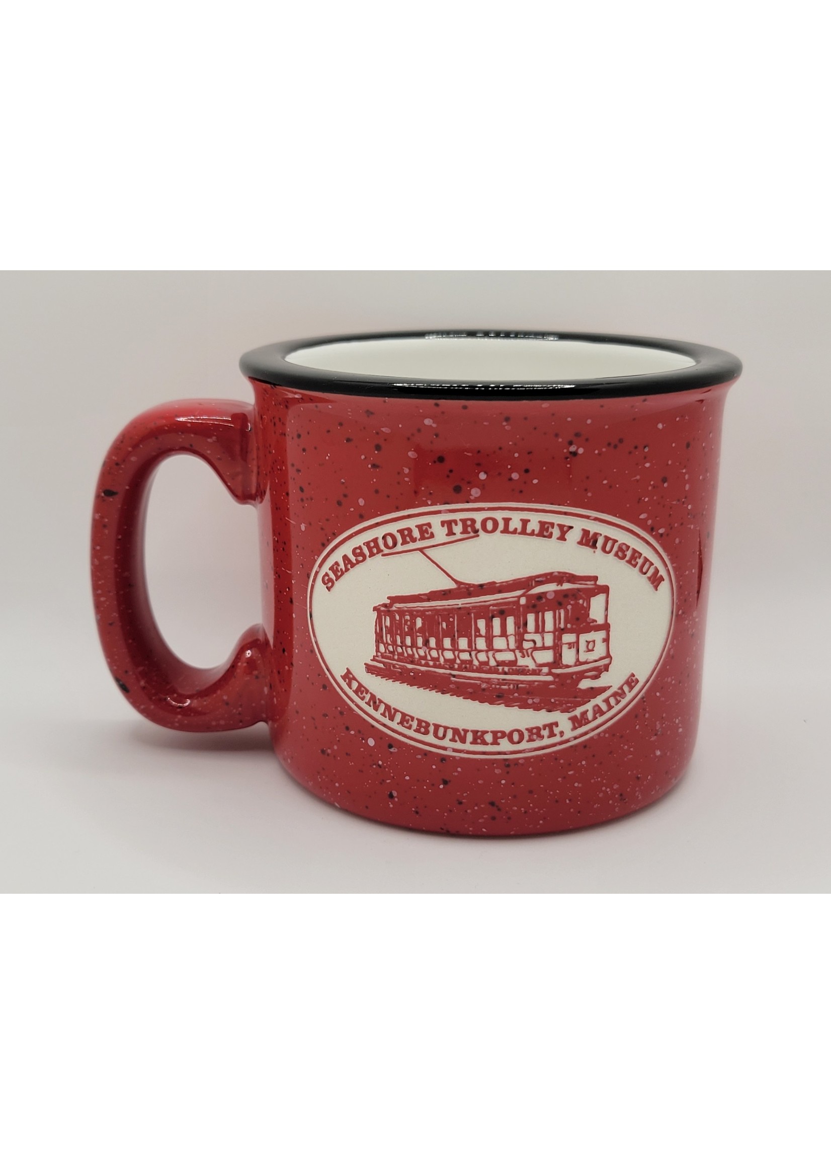 American Crystal Campfire Mug Red