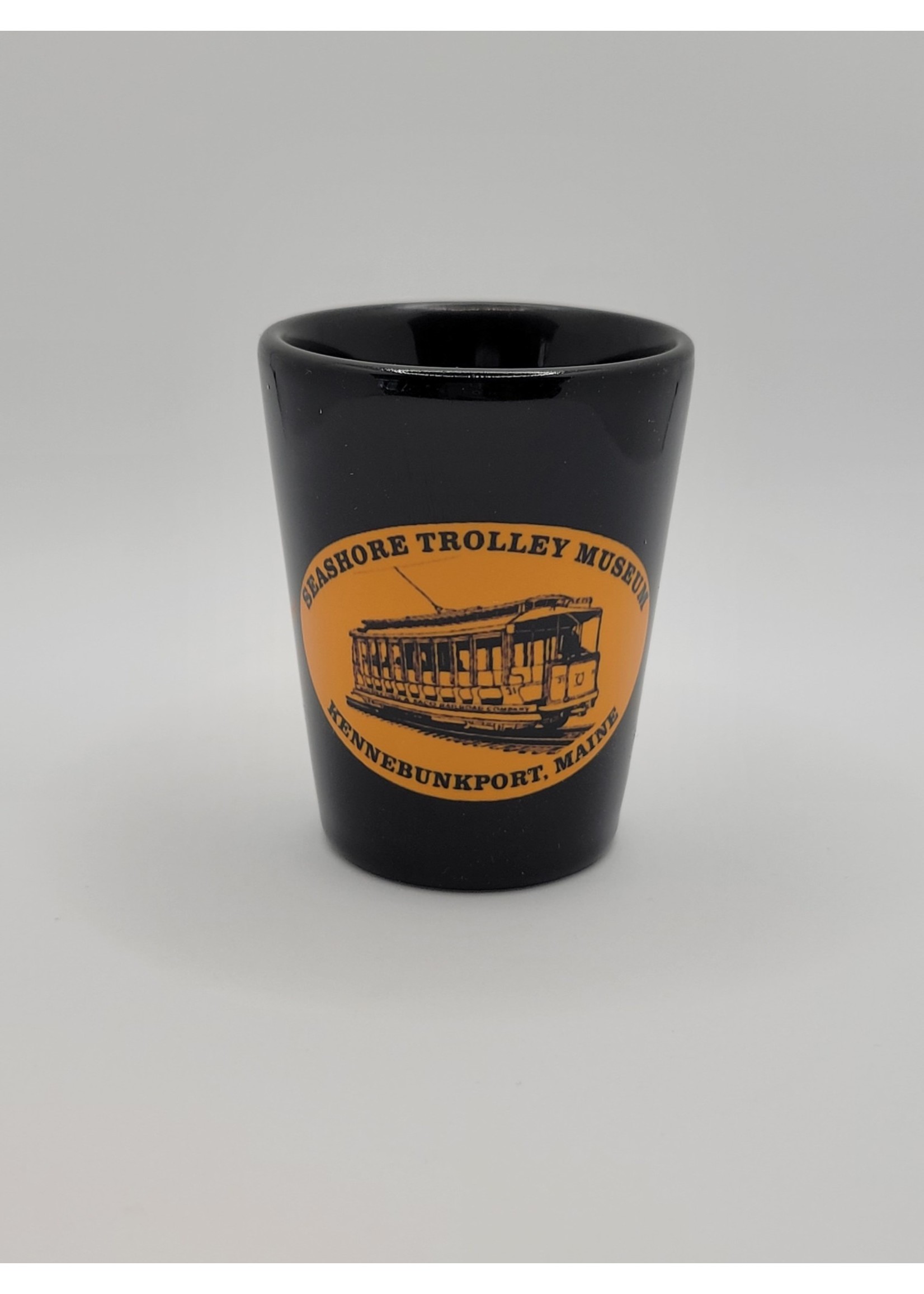 STM Logo 2 oz Black Shot Glass