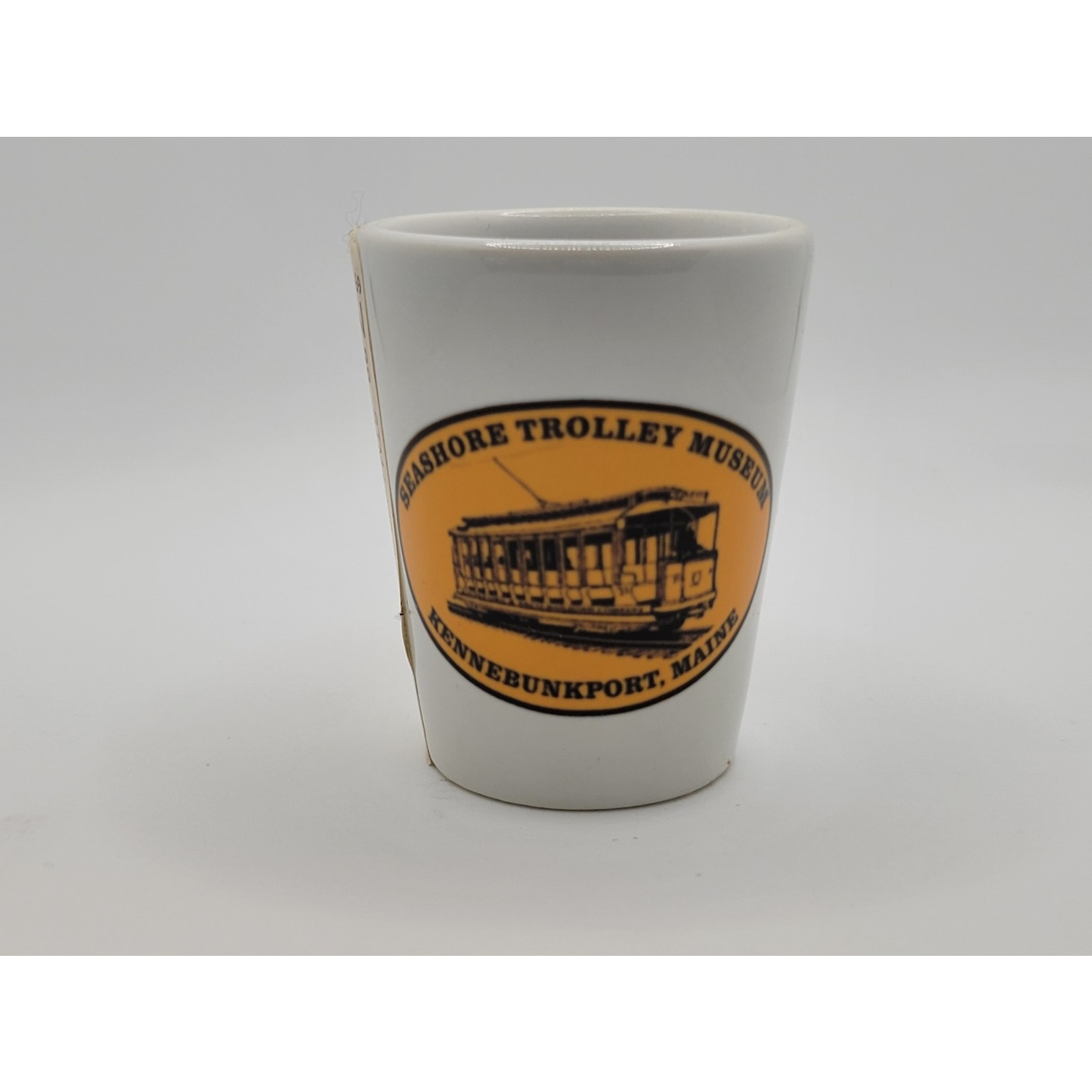 Lantern Press STM Logo 2 oz White Shot Glass