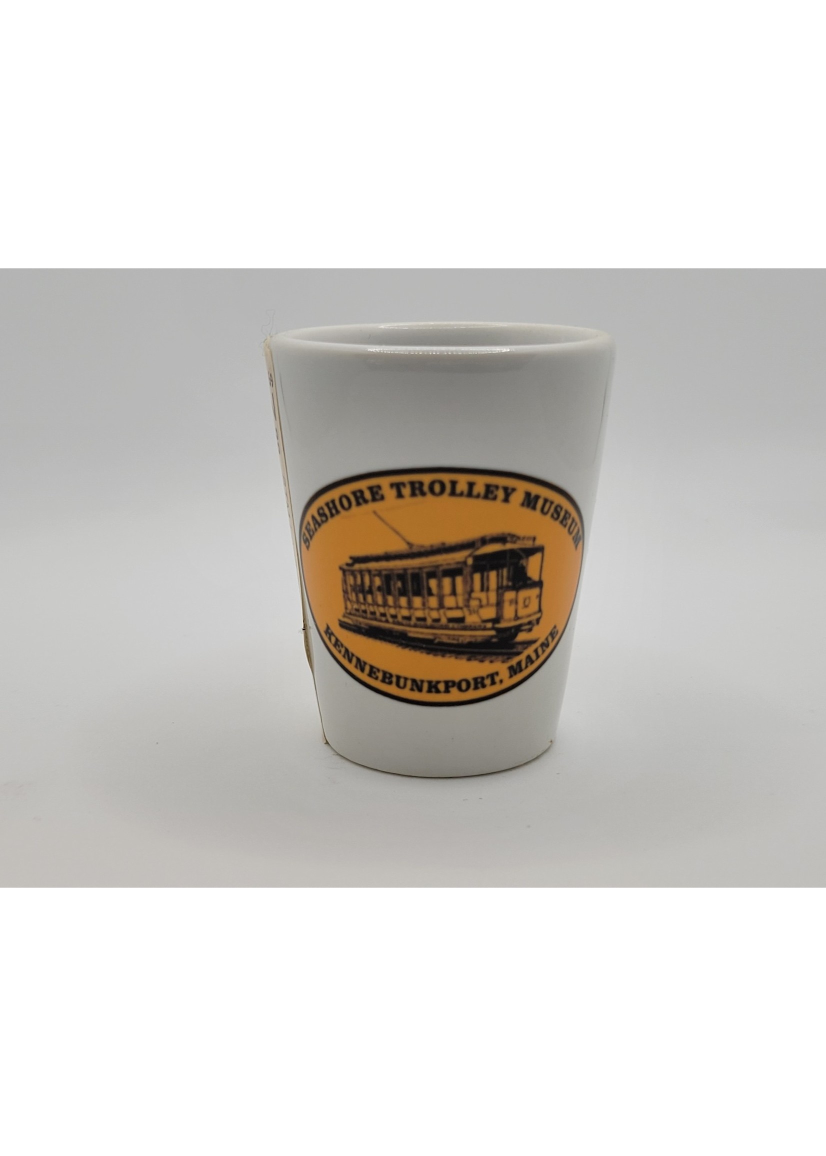 Lantern Press STM Logo 2 oz White Shot Glass