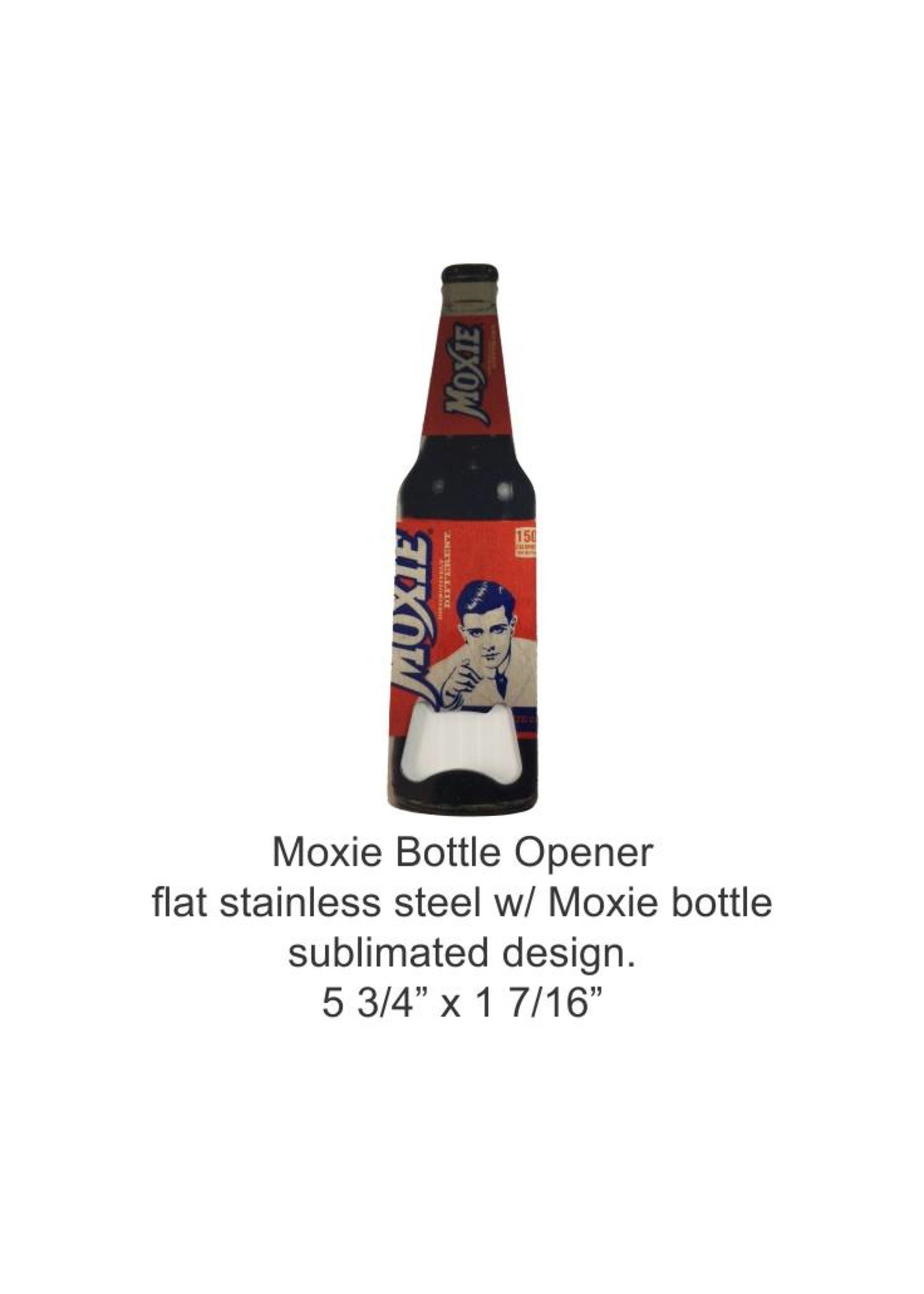 Moxie Bottle Opener - Stainless Steel