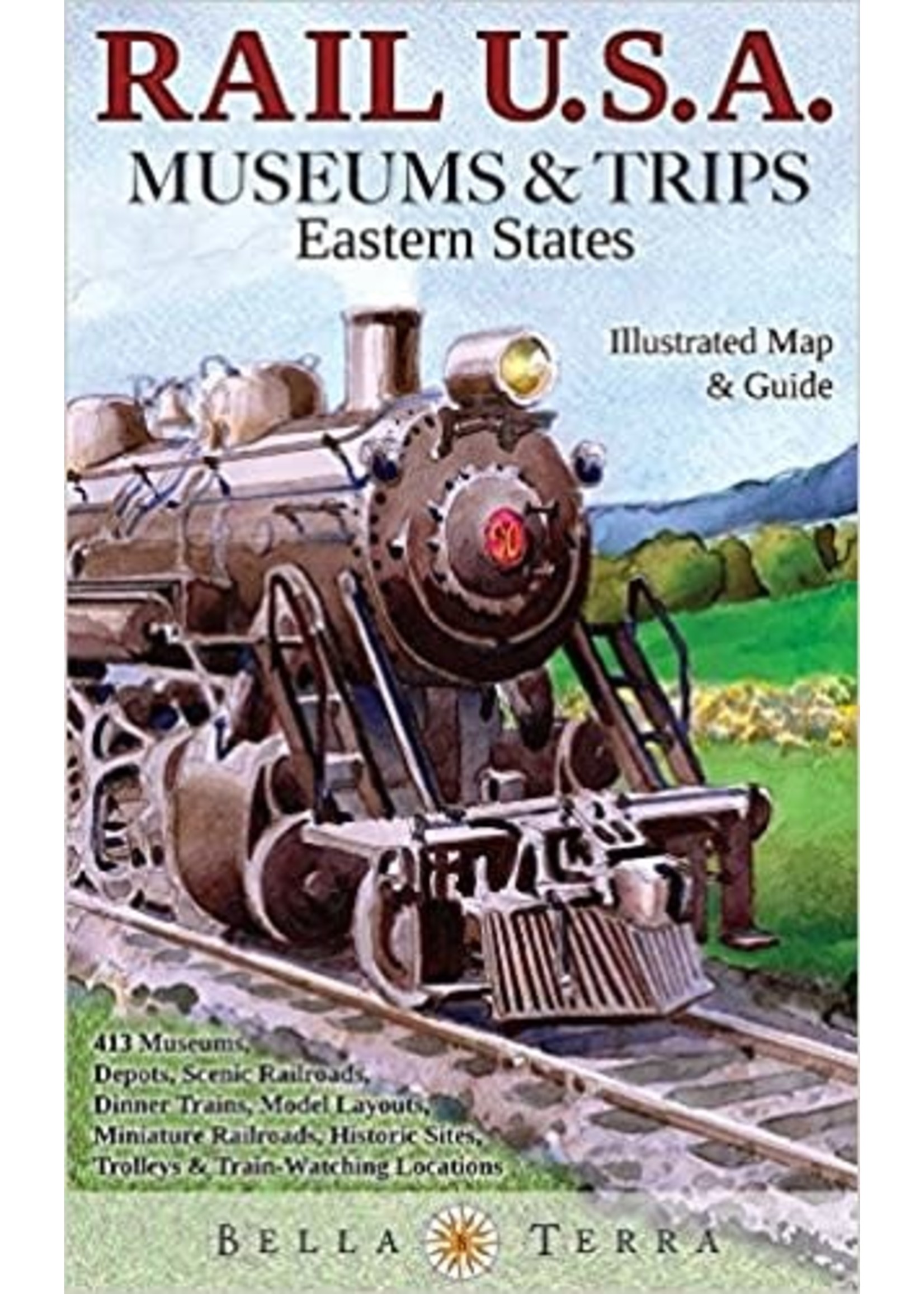 Bella Terra Publishing Rail USA Map East