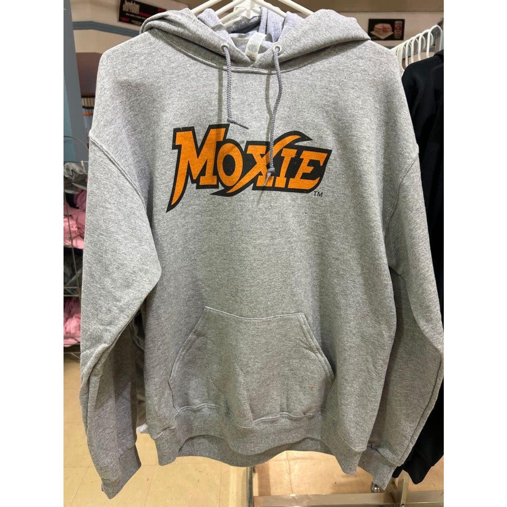 Moxie Hoodie- Athletic Grey With STM Logo