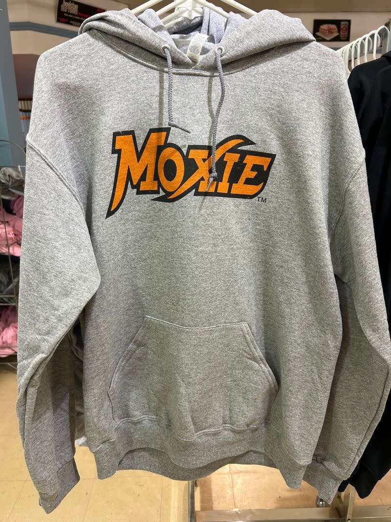 Moxie Hoodie- Athletic Grey With STM Logo