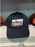 Moxie Black Baseball Cap- Embroidered Logo Patch (white)