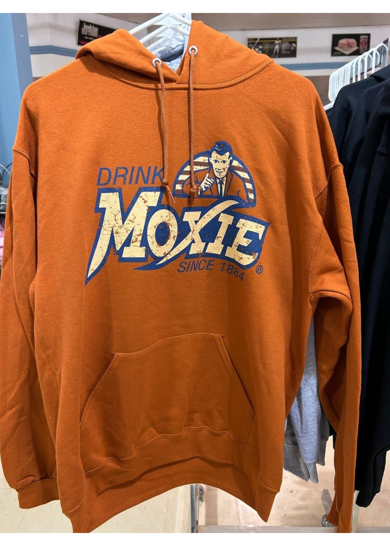 Moxie Hoodie-Distressed Texas Orange